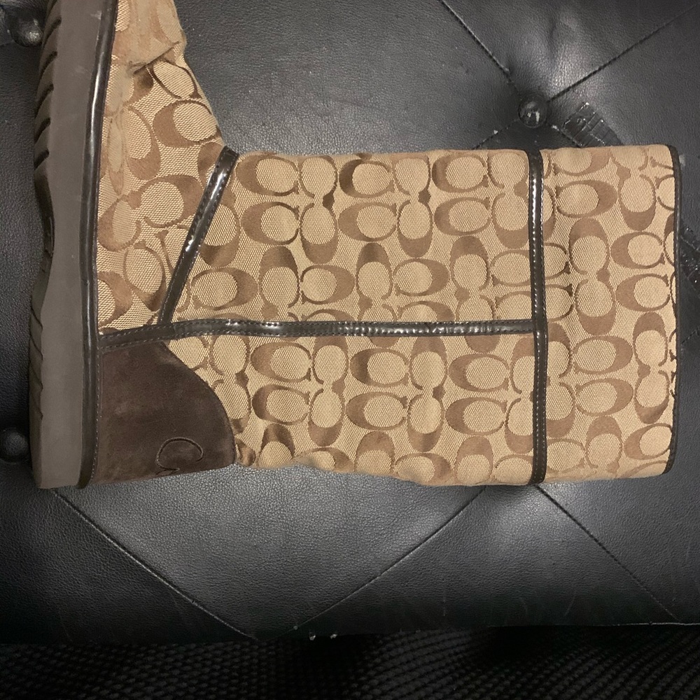 Coach brown boots